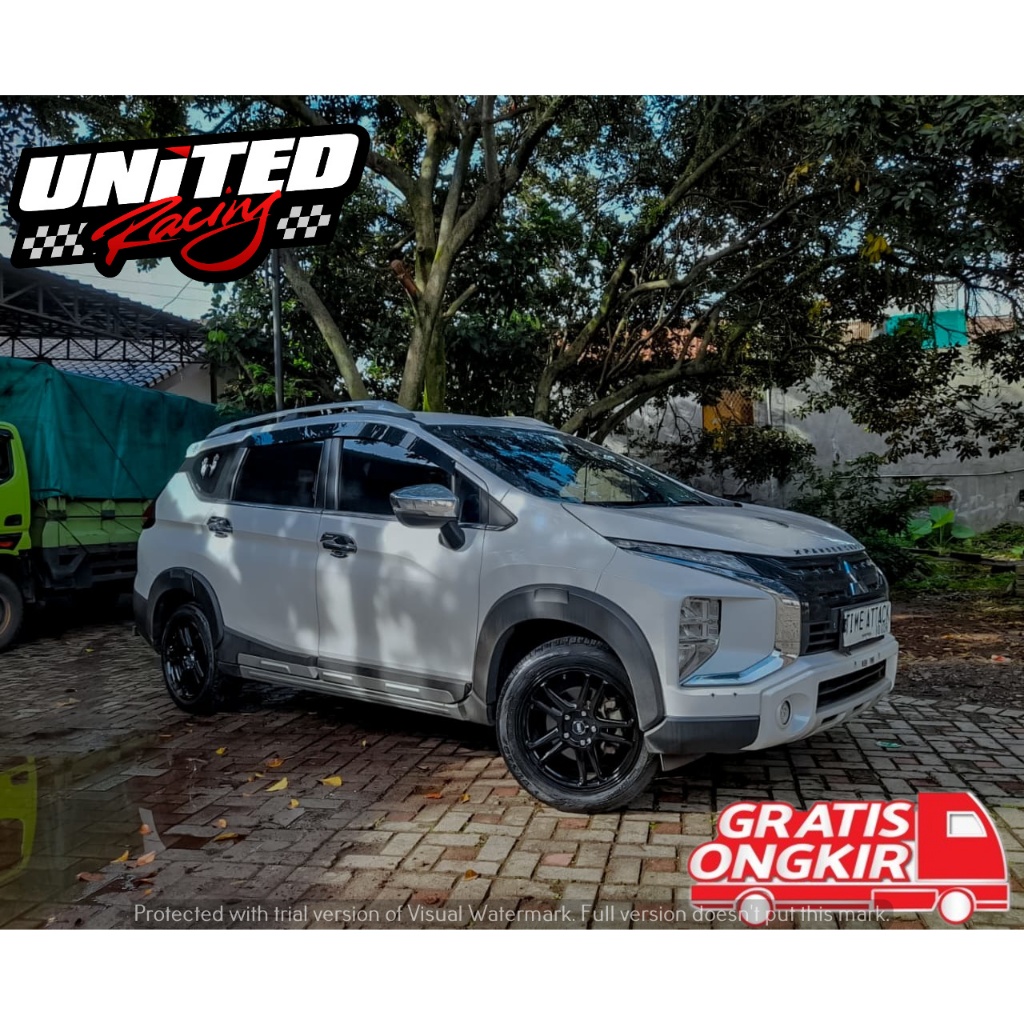 VELG MOBIL PALANG BINTANG UNTUK XPANDER LIVINA R17 HSR NX SPO BLACK PELEK RING 17