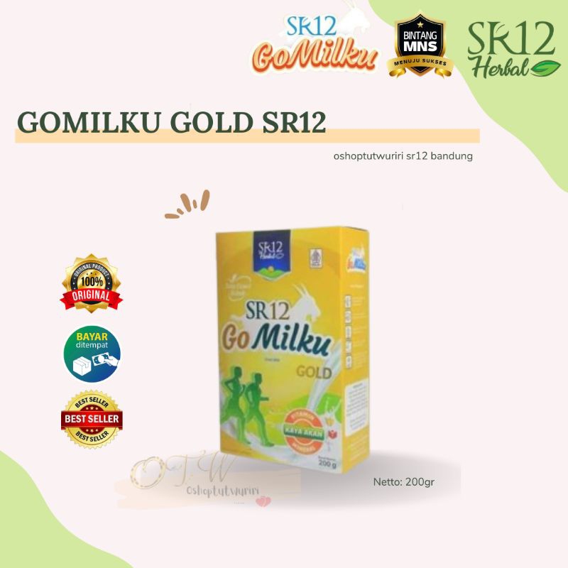 

Go Milku Gold SR12 - 200gr - Susu Untuk Manula - Susu Sendi - Pegal Linu - Susu Asi Booster - Penambah Nafsu Makan