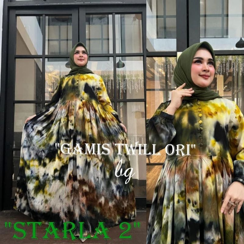 GAMIS TWILL ORI GAMIS RAYON ORI CANDI MEKAR GAMIS TWILL TERBARU TERLARIS DAN KEKINIAN BATIK ASLI PEK
