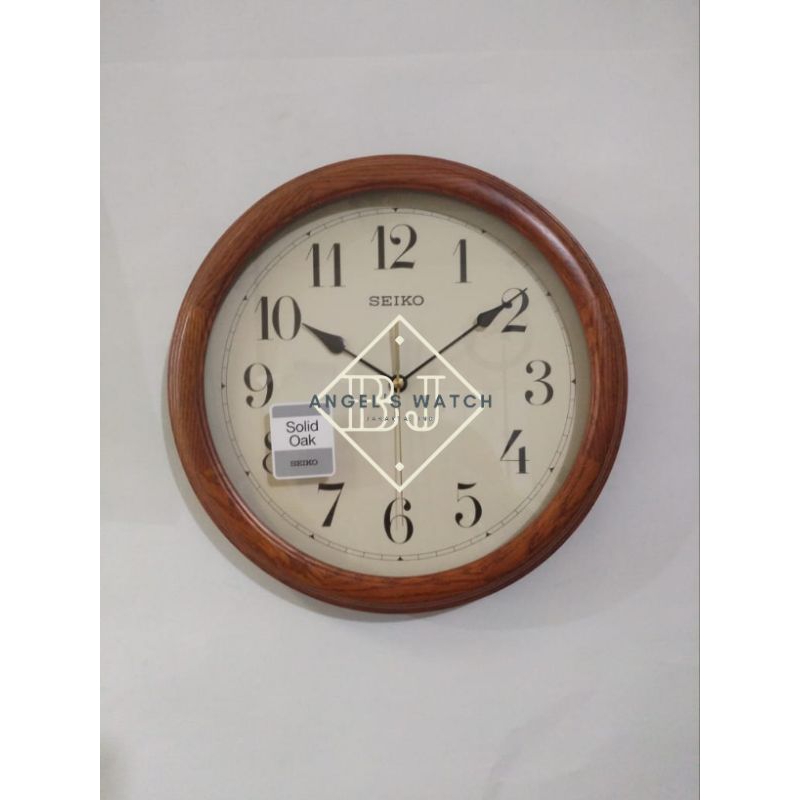 Jam Dinding Seiko Original QXA153B WOODEN CASE QXA153 32 CM
