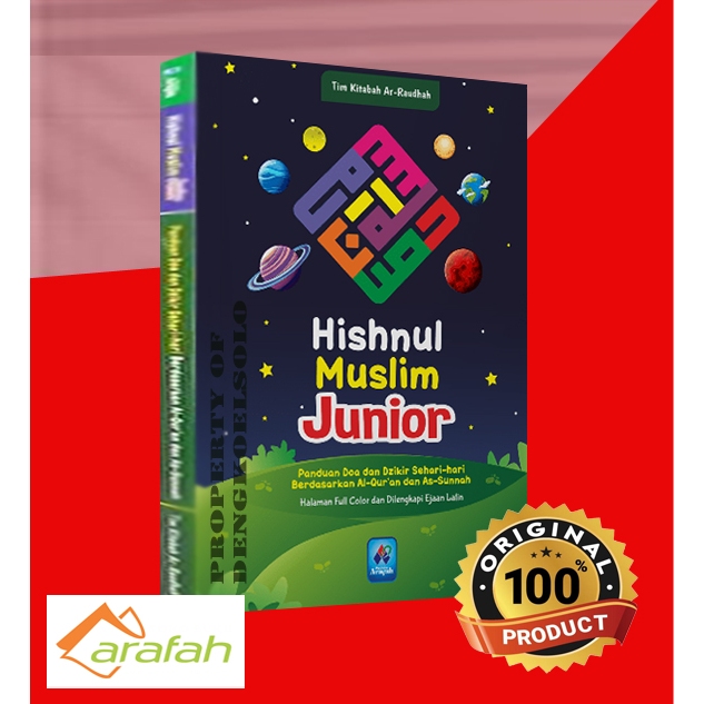 Buku Hishnul Muslim Junior Panduan Doa Dan Dzikir Dilengkapi Ejaan Latin