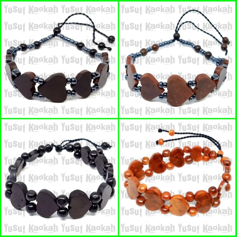 Gelang Kokka Kaokah Kaukah Kaoka Koka Kokah Motif Love Manik Full Murah