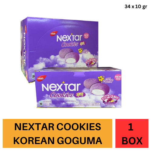 

Nabati Nextar Cookies Rasa Korean Goguma / Ubi Ungu (10 x 34 gr)