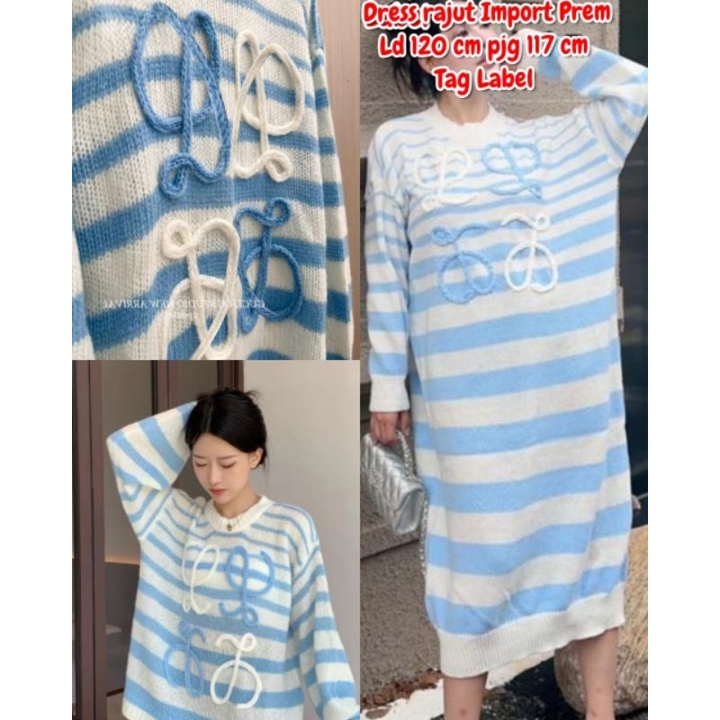 Dress Rajut Import Premium