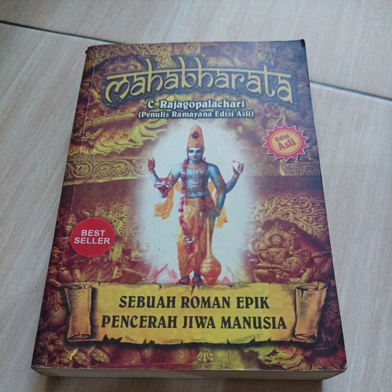 buku novel roman Mahabharata c rajagopalachari bekas original