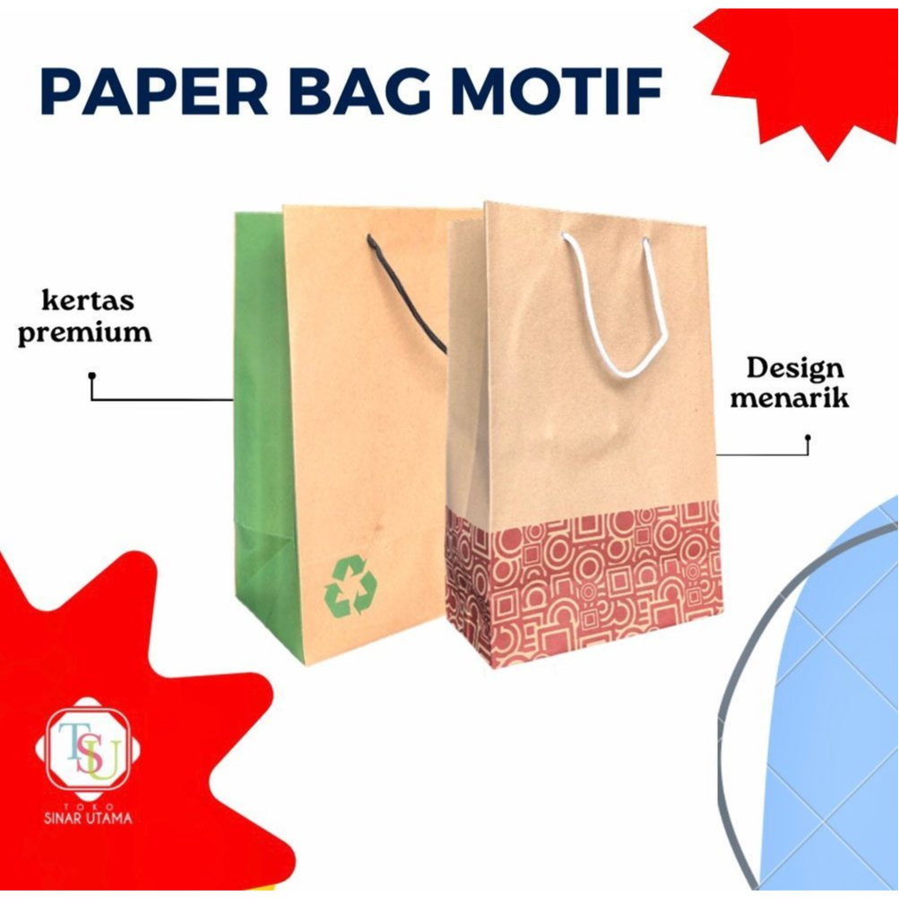 

Paper Bag Tali Motif / Batik (10 lbr )