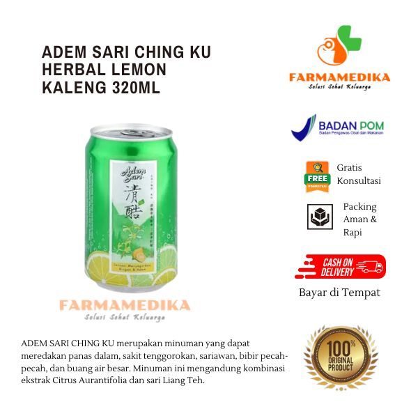 

ADEM SARI CHING KU HERBAL LEMON KALENG 320ML