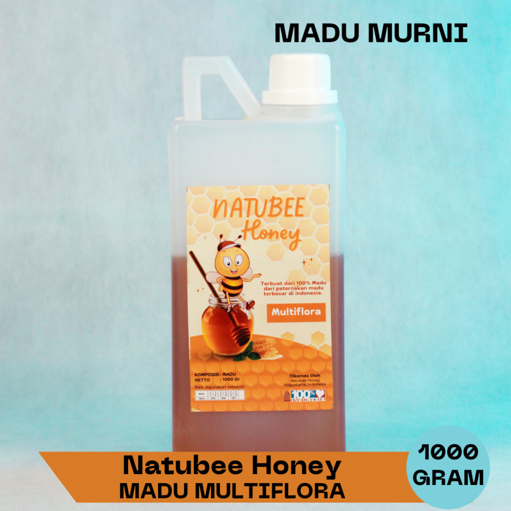 

MADU ASLI MURNI MULTIFLORA SUPER PREMIUM 100% Alami Pure Natural Raw Honey Minuman Herbal Premium Kesehatan PROMO