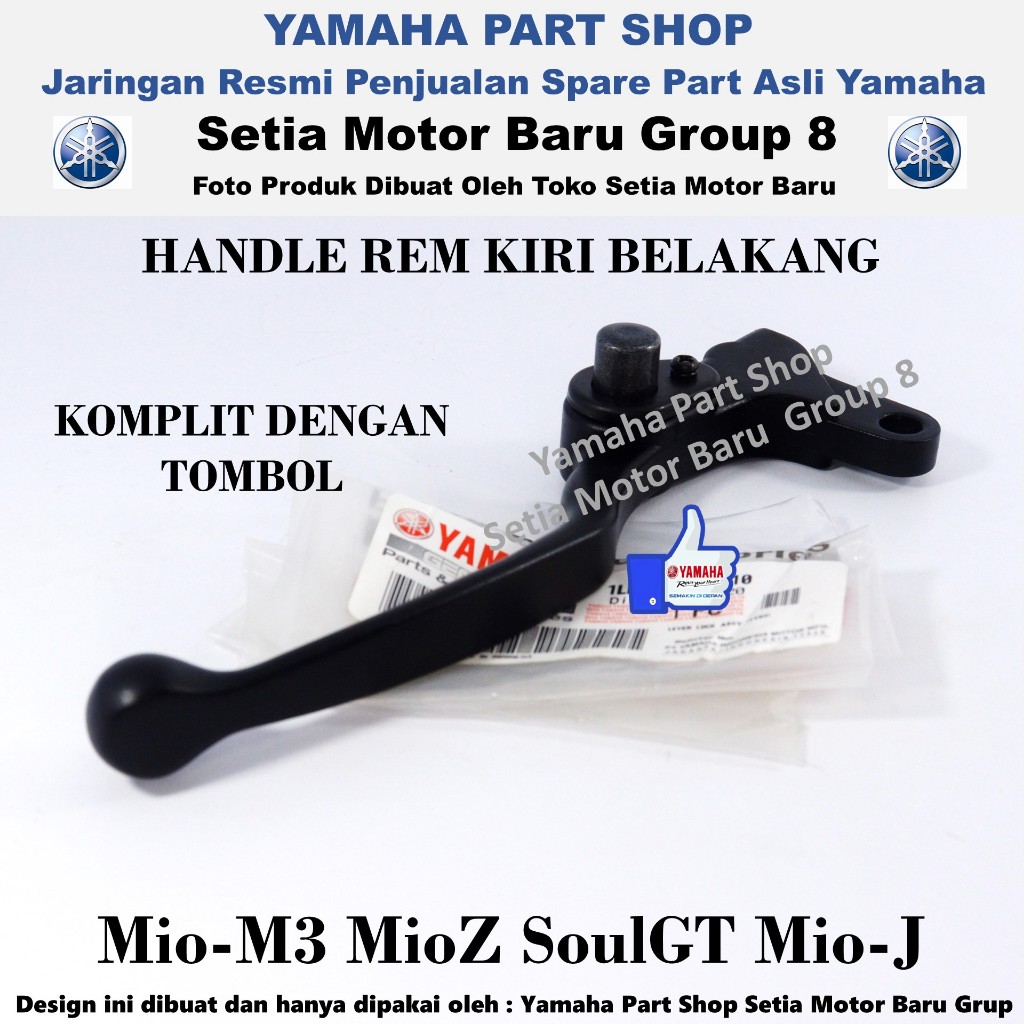 Handle Handel Rem Tombol Kiri Hitam MioM3 SoulGT MioJ Asli Yamaha