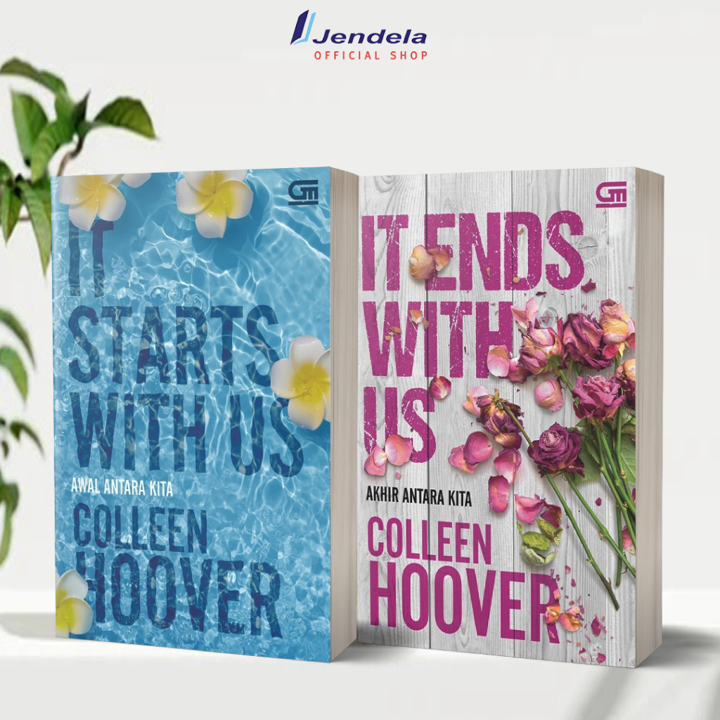 Novel It Starts With Us Awal Antara Kita & It Ends With Us Akhir Antara Kita By Colleen Hoover