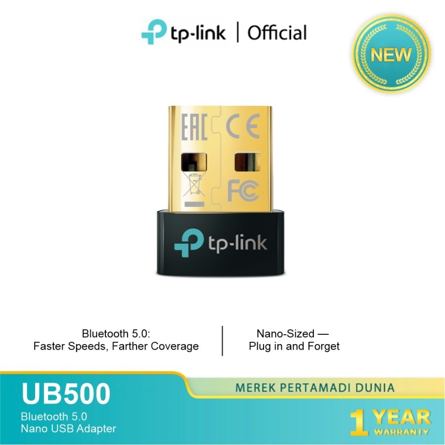 tp-link UB500 Bluetooth 5.0 Nano USB Adapter Dongle Receiver PC Laptop