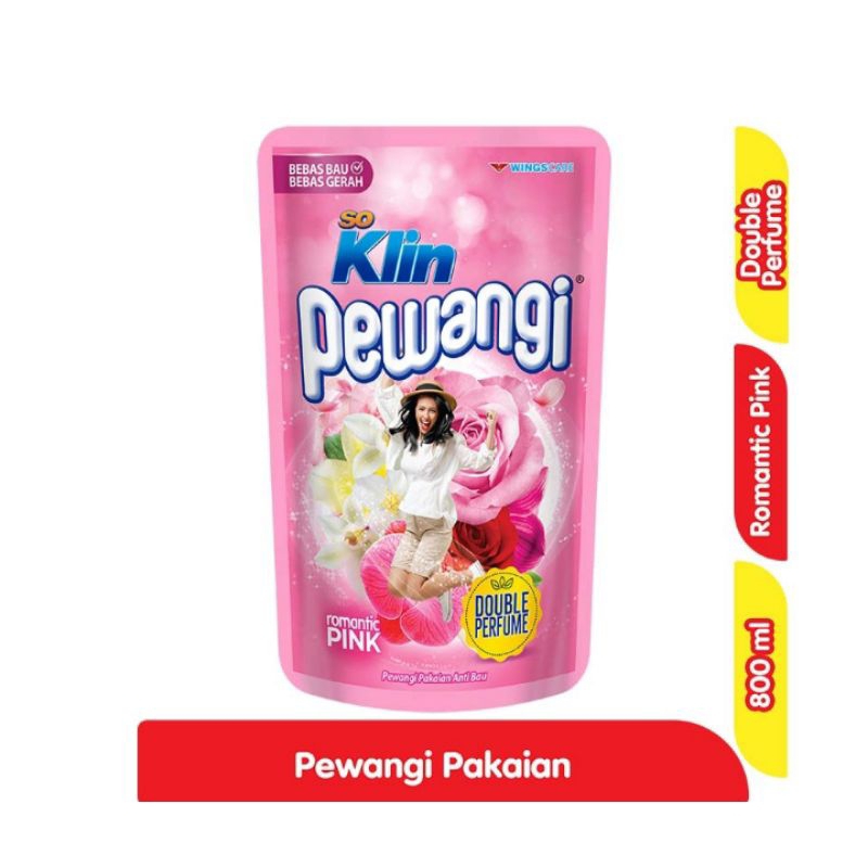 SOKLIN PEWANGI 800ML | SOKLIN PEWANGI PEMBERSIH PAKAIAN 800ML