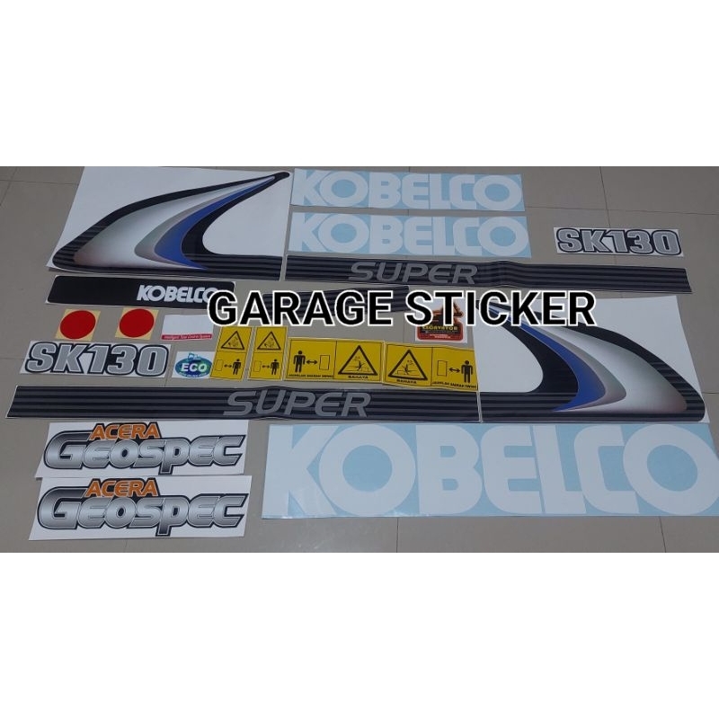 Sticker excavator KOBELCO SK 130 SUPER