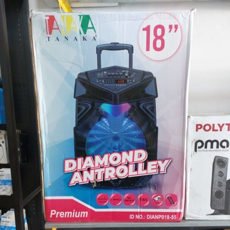 SPEAKER TANAKA DIAMOND ANTROLLEY 18" INCH RESMI