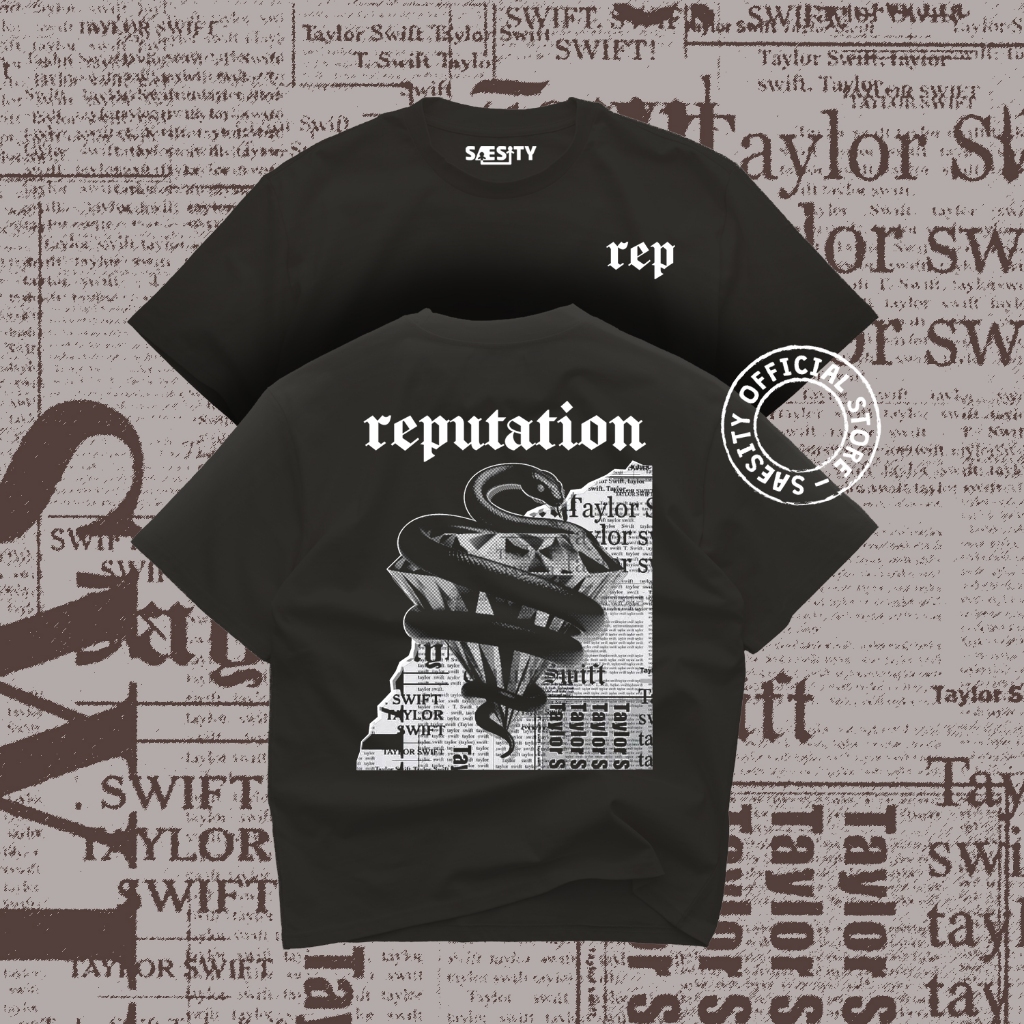 Taylor Swift Kaos The Eras Tour Reputation Tshirt Taylor Swift Rep Reputation - Saesity