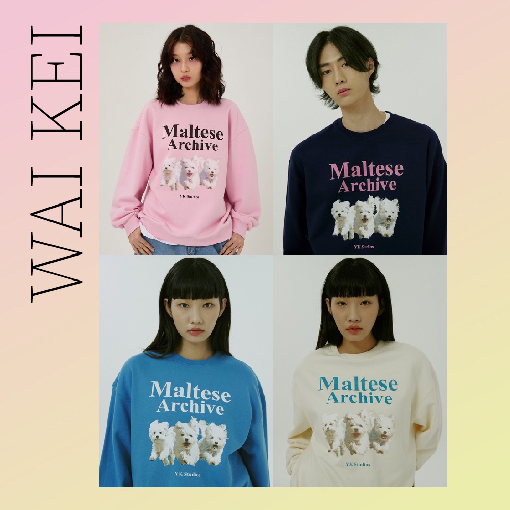 WAI KEI Yk Studios - Maltese Archive Sweatshirt [100% ORIGINAL]