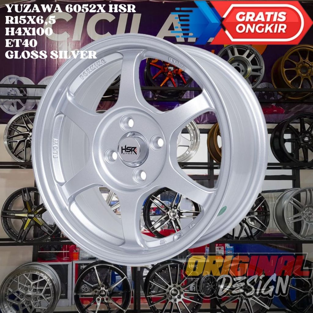 Velg Mobil Racing Ring 15 HSR YUZAWA R15 Untuk Brio Freed Mobilio City