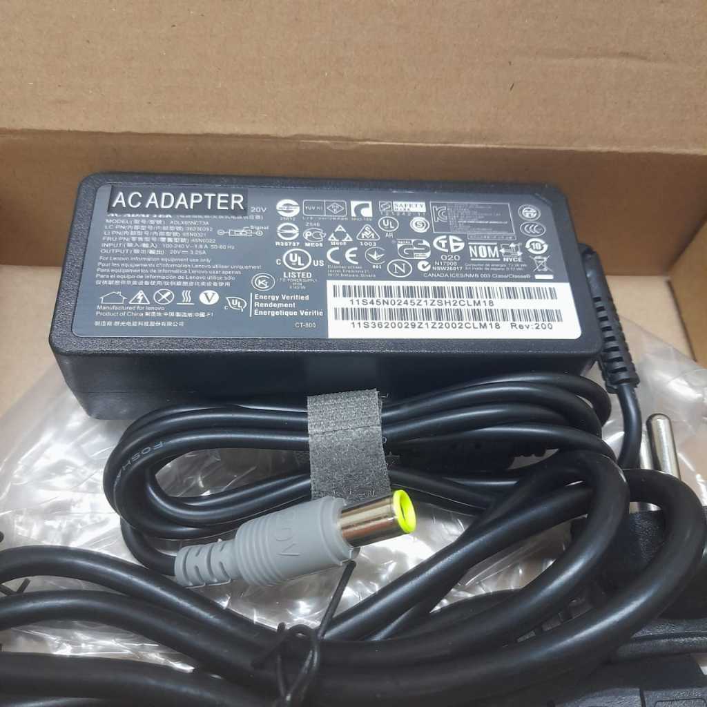 Adaptor Charger Laptop  Thinkpad T410 T420 T430  65W