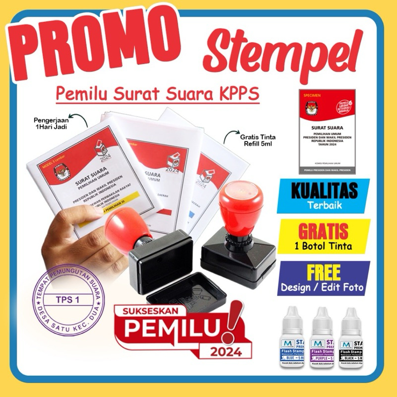 

Cetak Stempel KPPS Pemilu 2024 / Cetak Stempel TPS Tanda Tangan / Custom Stempel Surat Suara / Pemilu PPS