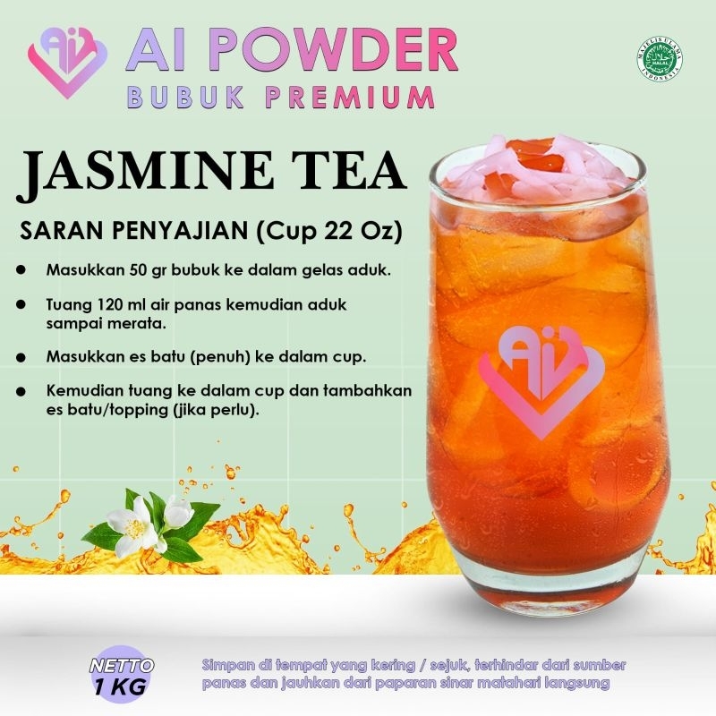 

Jasmine Tea Bubuk Minuman Premium The Best Instan 1Kg