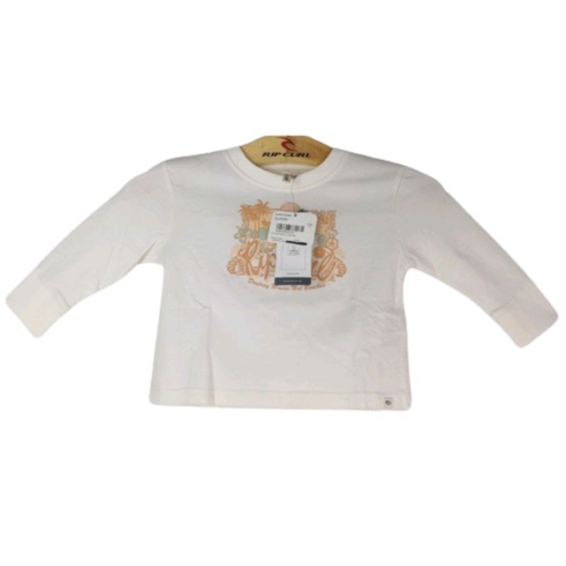Pakaian Anak Wanita Ripcurl Original P21 Surf gypsy ls tee girl - bone