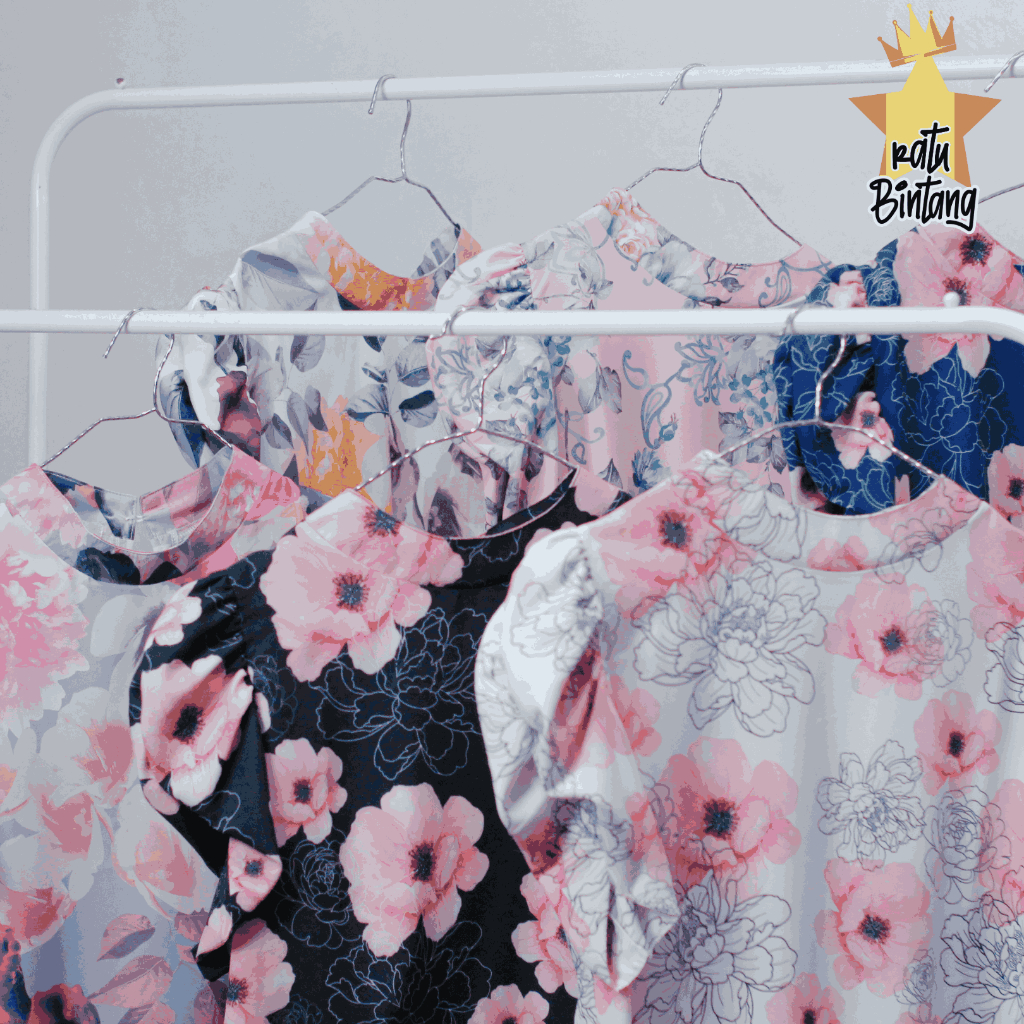 Blouse Bunga Bangkok/Blouse Bunga Wanita