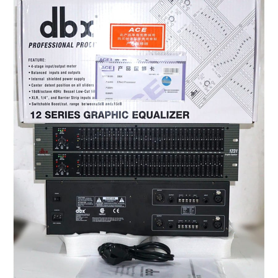 Equalizer DBX 1231 / DBX1231 ( 2 x 31 band ) grade a