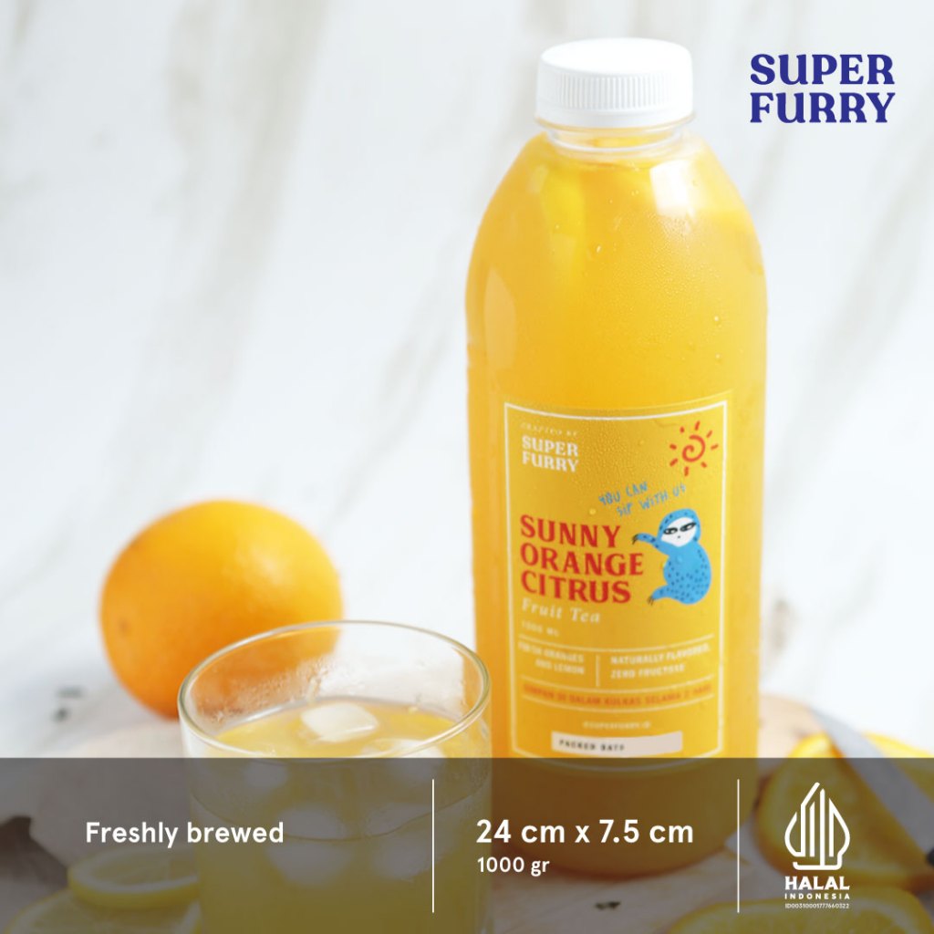 

Sunny Orange Citrus Fruit Tea / Teh Buah Jeruk Sunkis dan Lemon