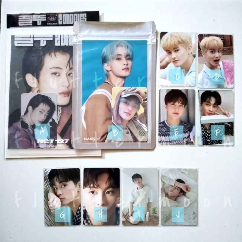 ೀ⋆ mark holo 2baddies 4×6 photo candy set dicon 101 taeyong nct natrep nature republic