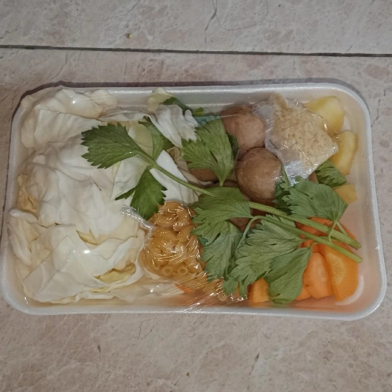 

Paket Sayur Sop Makroni Baso