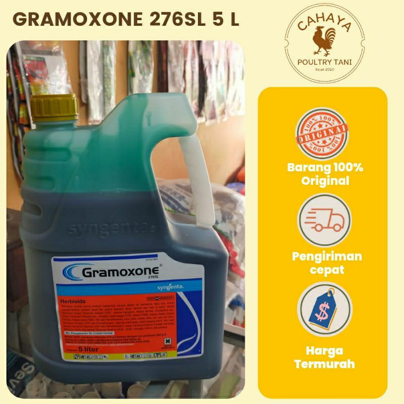 Herbisida Gramoxone 5 Liter, Ampuh Membasmi Rumput