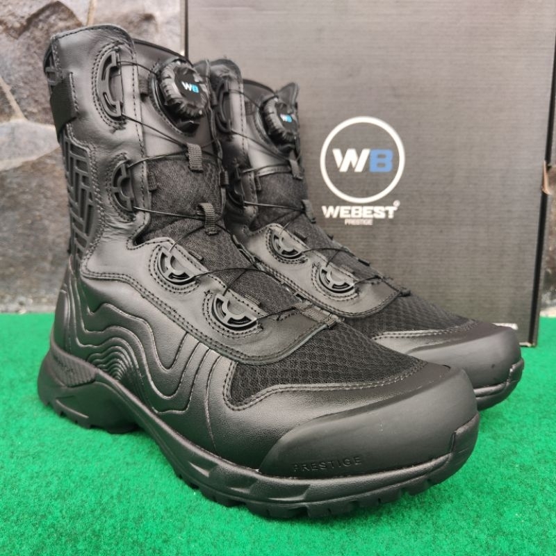 sepatu PDL Tali Putar webest cobra sol Boa