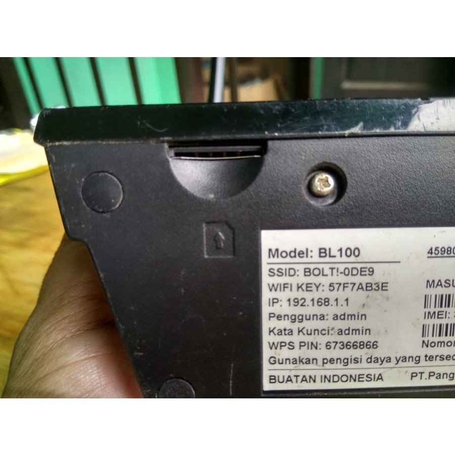 Modem Router OpenWRT Wifi Bolt BL100 Unlock