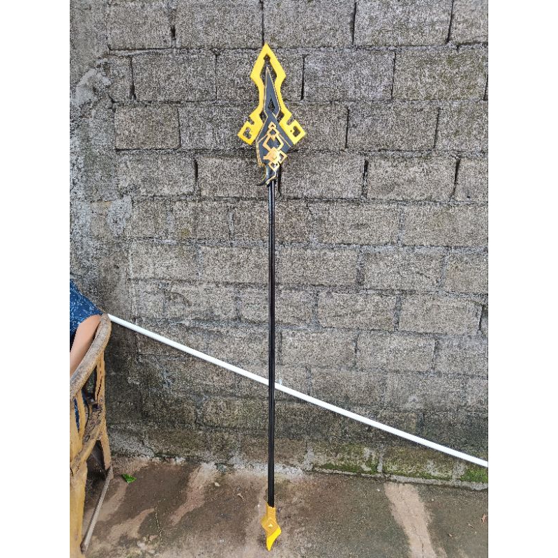 READY STOK  Vortex vanquisher Weapon zhongli genshin impact cosplay