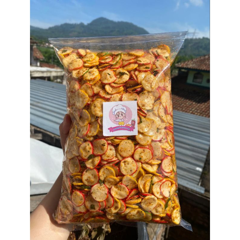 

Kerupuk bawang 1kg seblak kerupuk jablay sebring warna warni