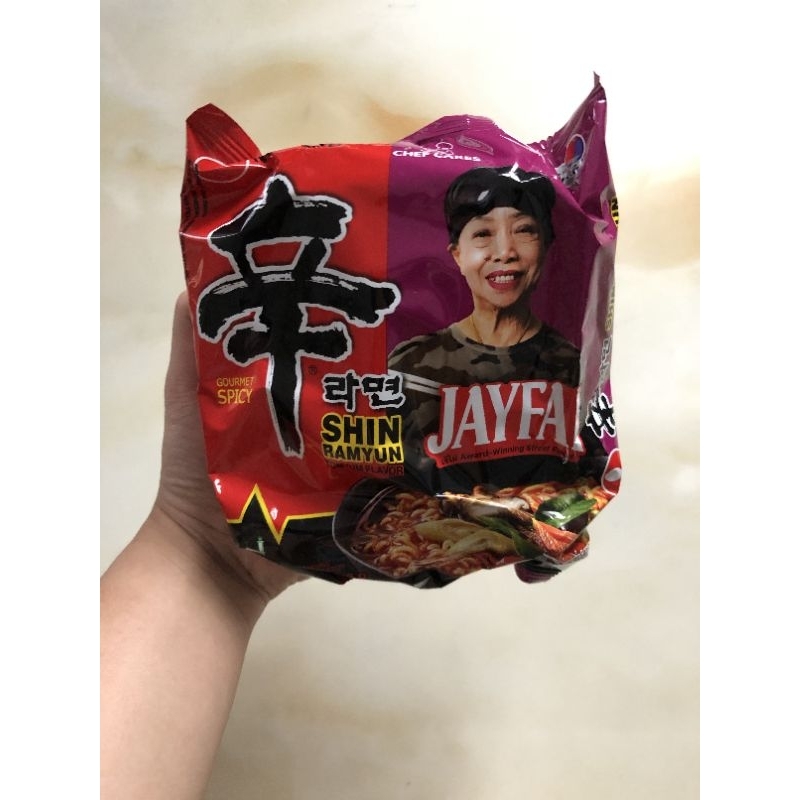 

NONGSHIM RAMYUN SHIN RAMYUN X JAYFAI RASA TOMYUM KUAH DAN STIR FRY