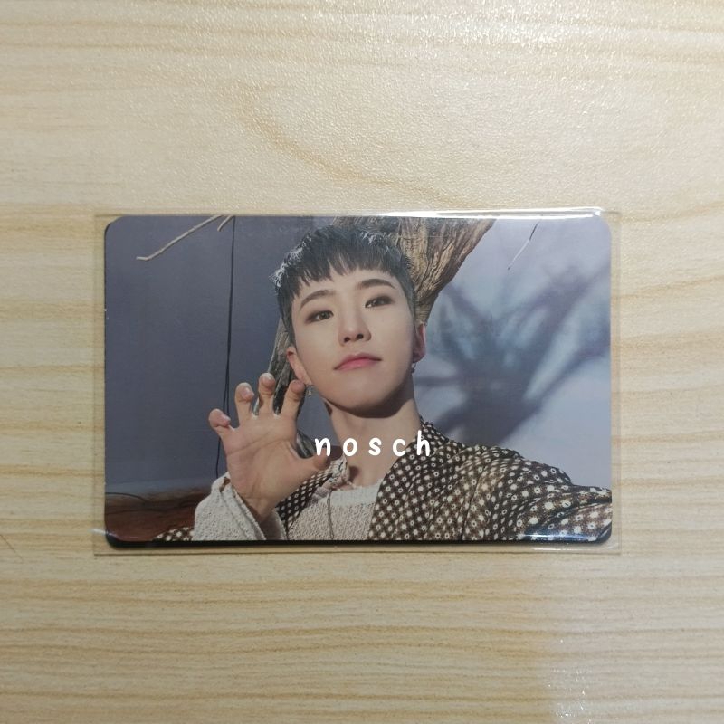 official pc hoshi face the sun ep 3 ray ver horanghae / seventeen photocard