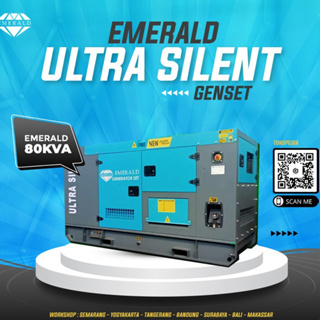 Genset Silent | 80 KVA | Genset Diesel Emerald Ultra Silent
