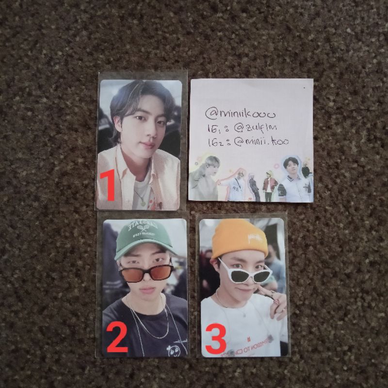 OFFICIAL BTS PC PHOTOCARD PTD PERMISSION TO DANCE