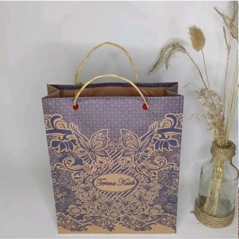 

100pcs PAPERBAG BATIK TERMURAH