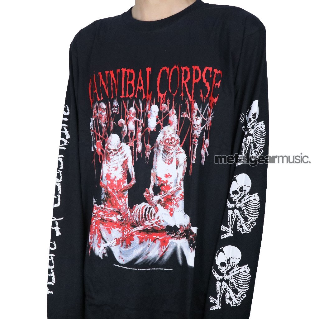 ORIGINAL LONGSLEEVE CANNIBAL CORPSE - BUCHERED AT BIRTH