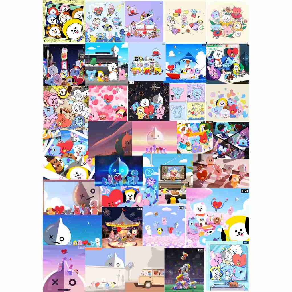 

[MURAH] Sticker Lucu/Sticker BTS/Sticker BT21/Sticker Jurnal/Sticker HP/Sticker Laptop