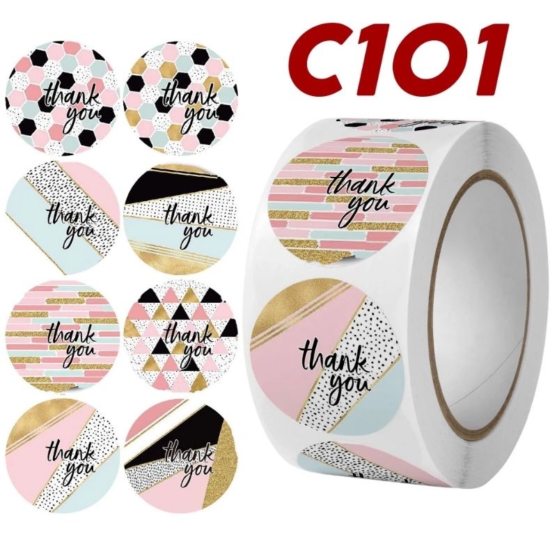 

STIKER LABEL TERIMAKASIH 500 PCS