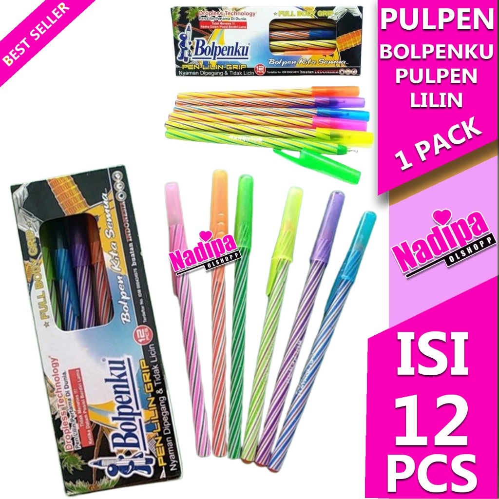 

PULPEN BOLPENKU DROPLESS TECHNOLOGY PEN LILIN TINTA HITAM NADIPA OLSHOPP