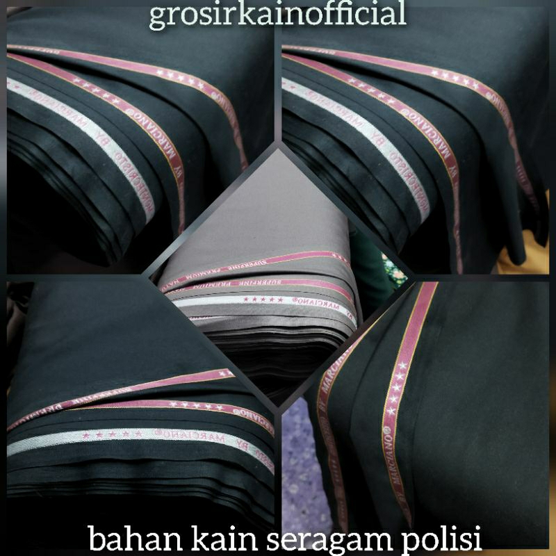 bahan kain seragam polisi polri pdh pdl