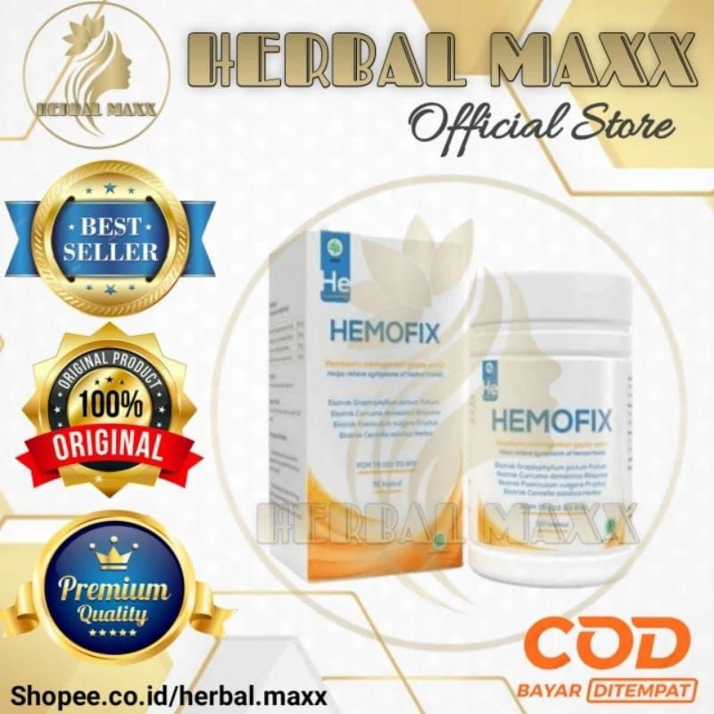 HEMOFIX ASLI ORIGINAL - HEMOFIX OBAT WASIR DAN AMBEIEN DIJAMIN PALING AMPUH