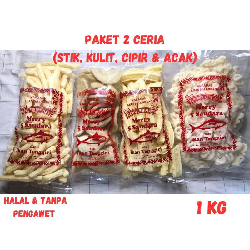 

PAKET 2 CERIA (STIK, KULIT, CIPIR & ACAK) 1 KG