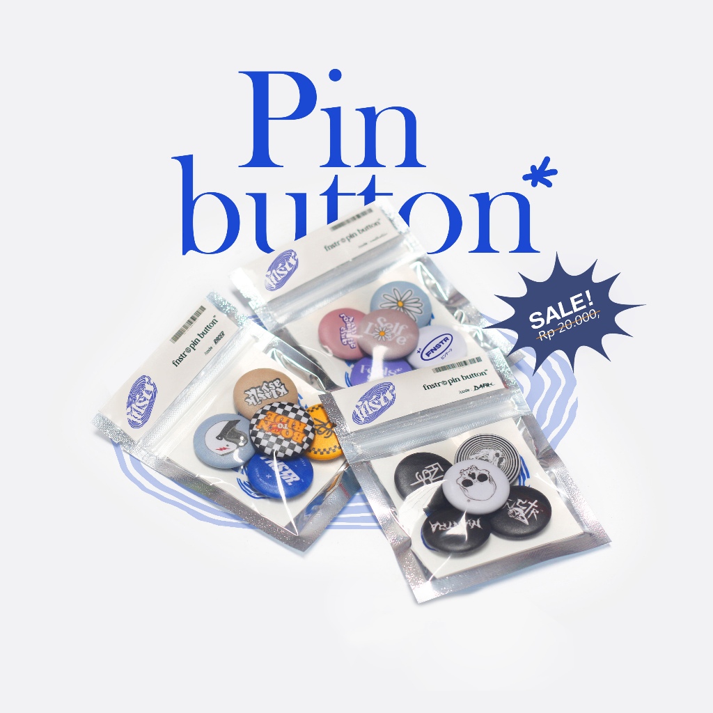 Pin Button Skena Fenster Studio - Pin Bros Peniti Custom - Pin Tas Aesthetic Skena