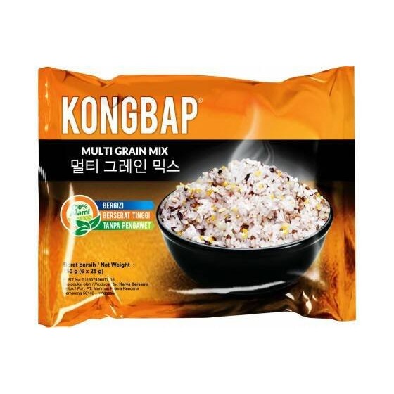 

Kongbap Multi Grain Mix For Rice Original 150Gram (6 Sachet @ 25 Gr)