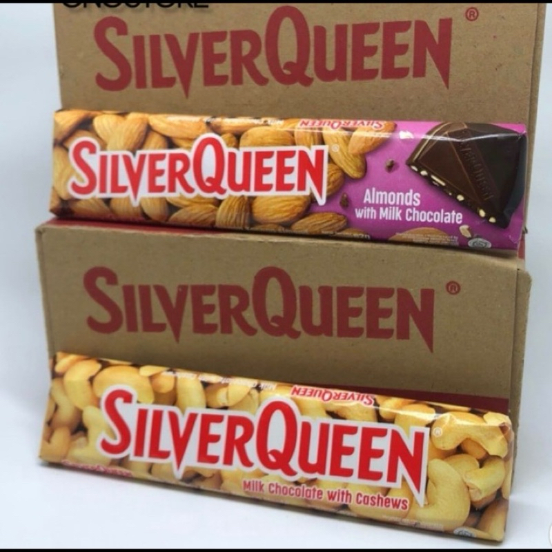 

silverqueen chasew dan almond 58gram